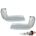 Set of 2 Chrome Rear Bumper End Caps for Toyota Tacoma (2016–2023)