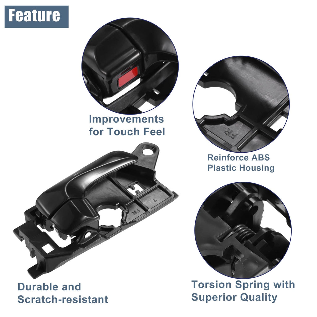 Front Right Interior Door Handle for Hyundai Sonata (2009–2010) No. 82620-3K520-HZ