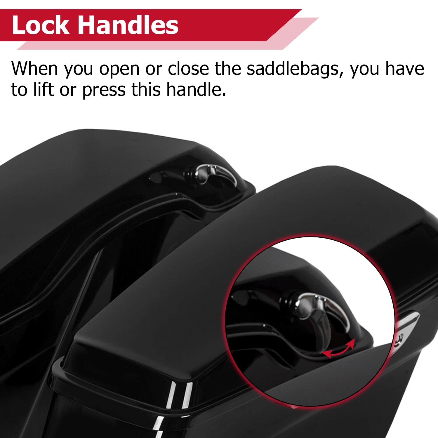 Saddle Bags for Harley Softail Heritage (W/ Conversion Bracket)