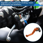 Long Brake Clutch Levers for Honda CB919 (2002–2007) Orange 1 Pair