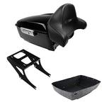 Trunk Luggage Backrest Mount Rack for Harley Fat Boy FLSTF (2008–2017)