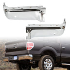 Set of 2 Chrome Rear Bumper End Caps for Ford F150 (2009â2014)