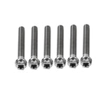 6pcs M8x50mm Titanium Torx Head Flange Screws for Motorcycle Bike