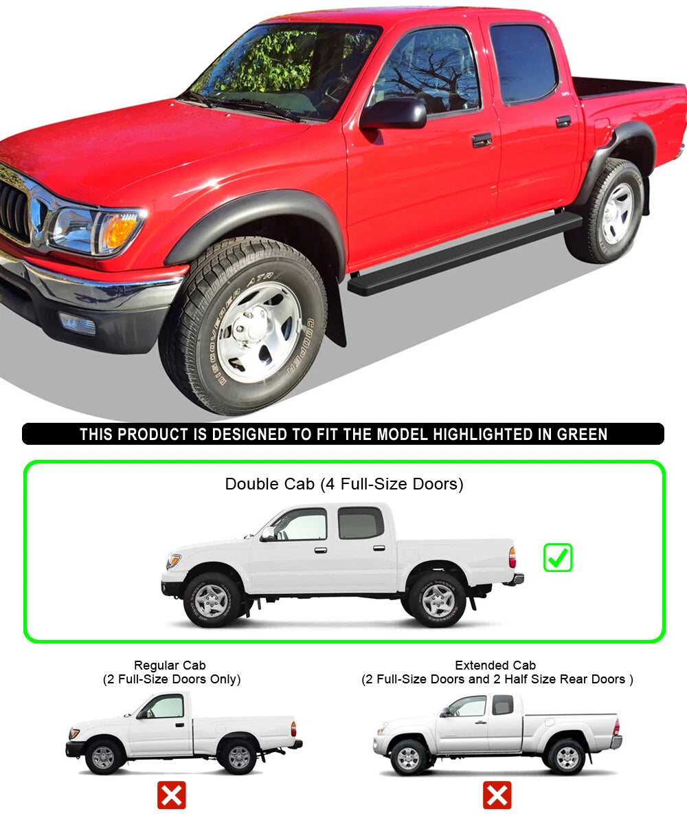 5" Stainless Steel Side Steps for Toyota Tacoma (2001-2004)