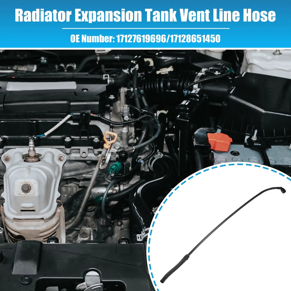 Radiator Expansion Tank Vent Line Hose for BMW 528i (2012–2016) No. 17127619696