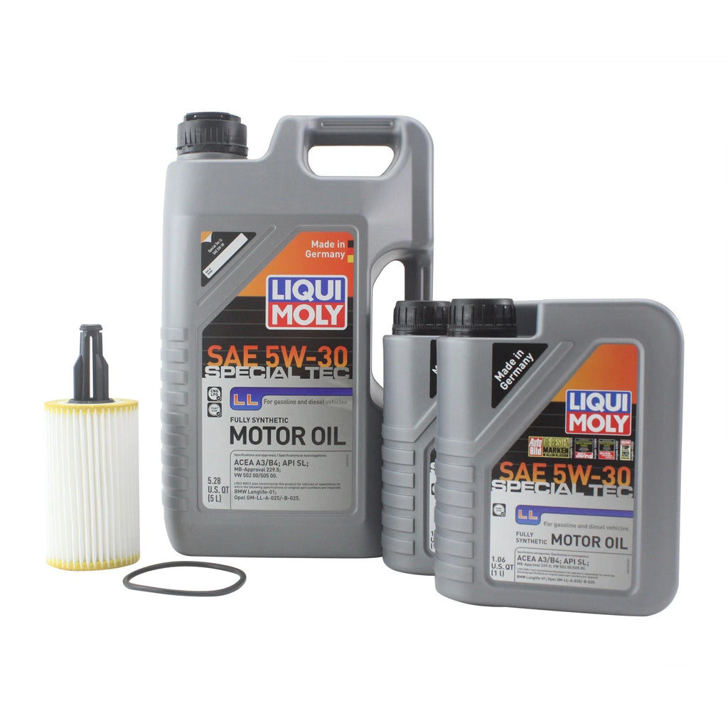 7L Liqui Moly Special Tec LL 5W-30 Oil Change Kit for Mercedes C300 (2015–2021)