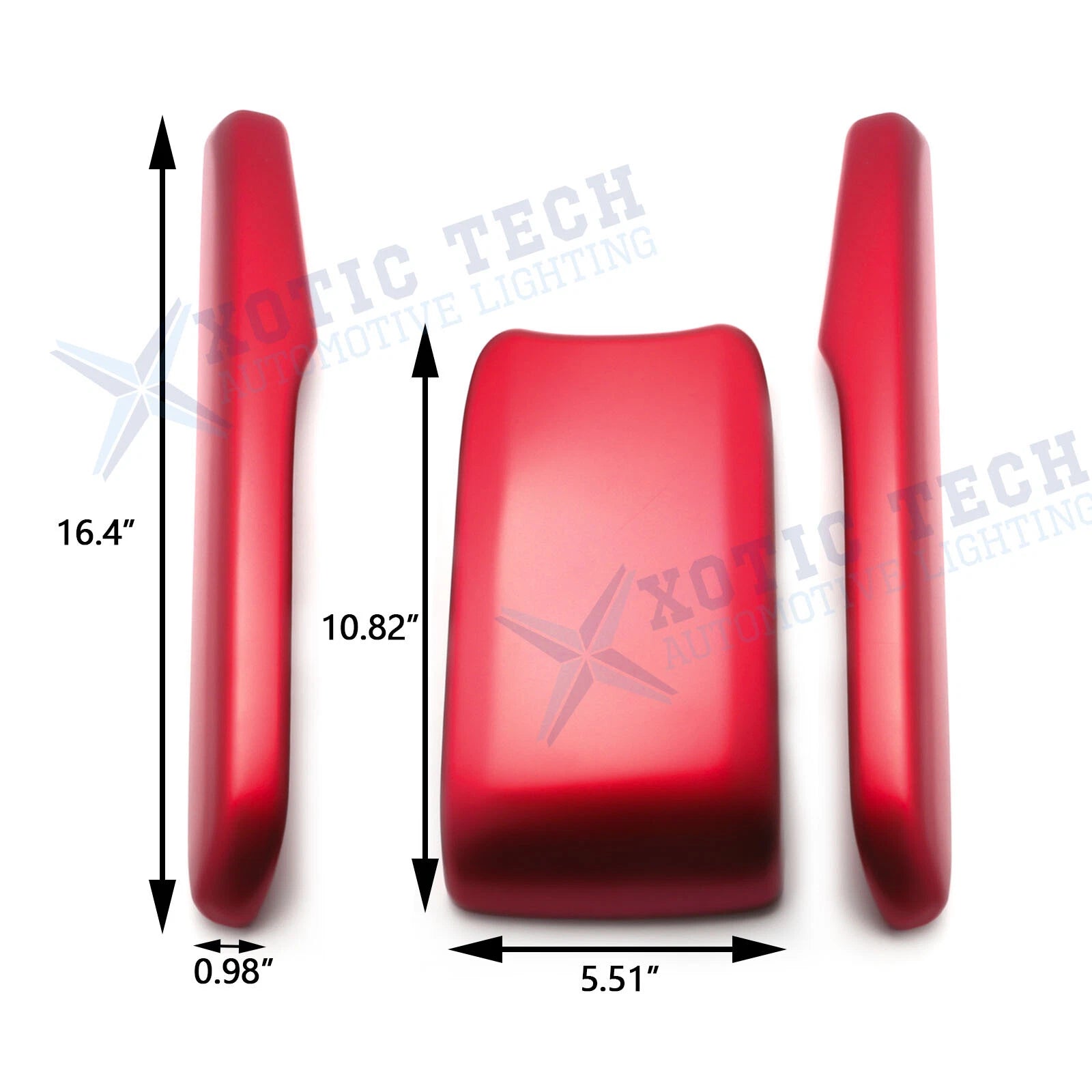 Interior Center Console Armrest Box Panel Cover Trim for Honda Civic (2016-2021)