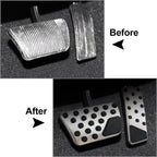 Stainless Steel Gas Brake Pedal Covers for Jeep Wrangler (2007-2017)