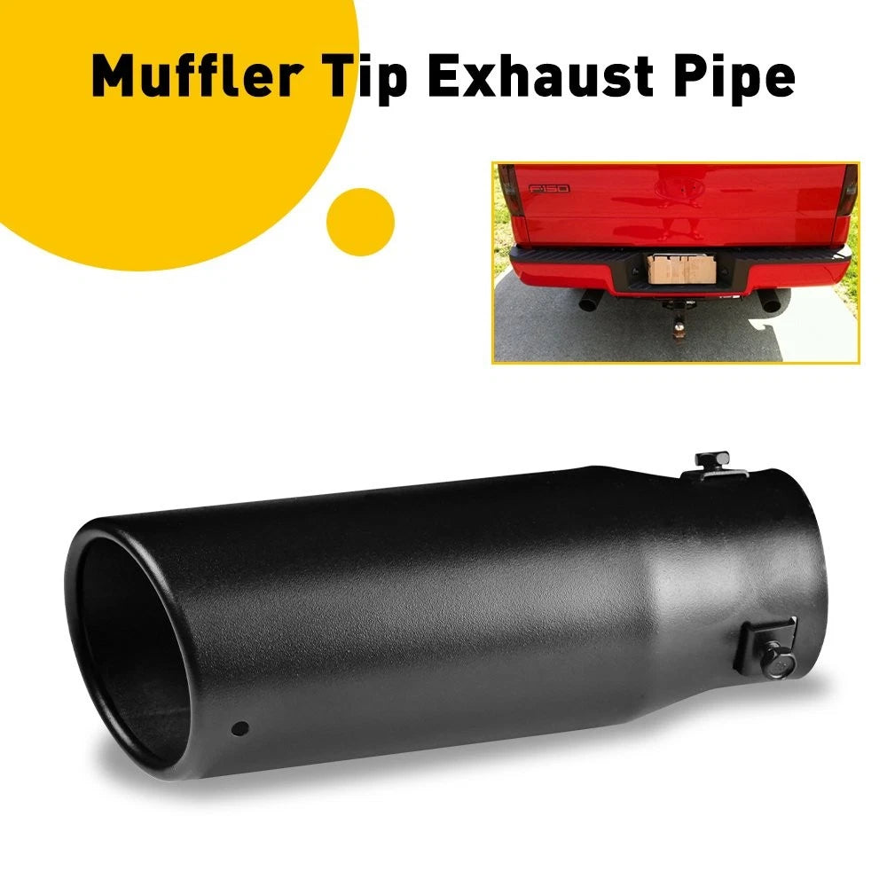 Stainless Steel Rear Exhaust Pipe Tail Muffler Tip for Car (8.5'' Long)