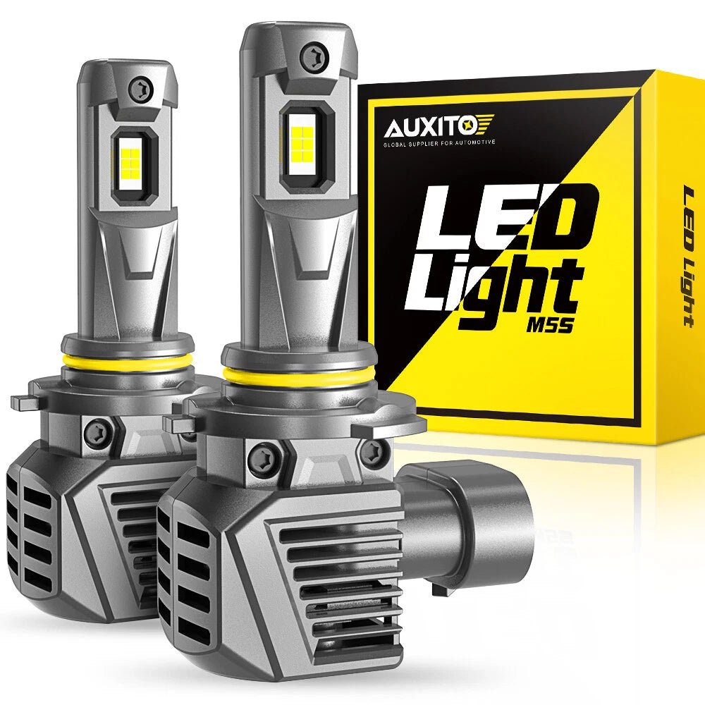 2X LED Headlight Bulbs for AUXITO 9005 (Hi/Lo Beam)