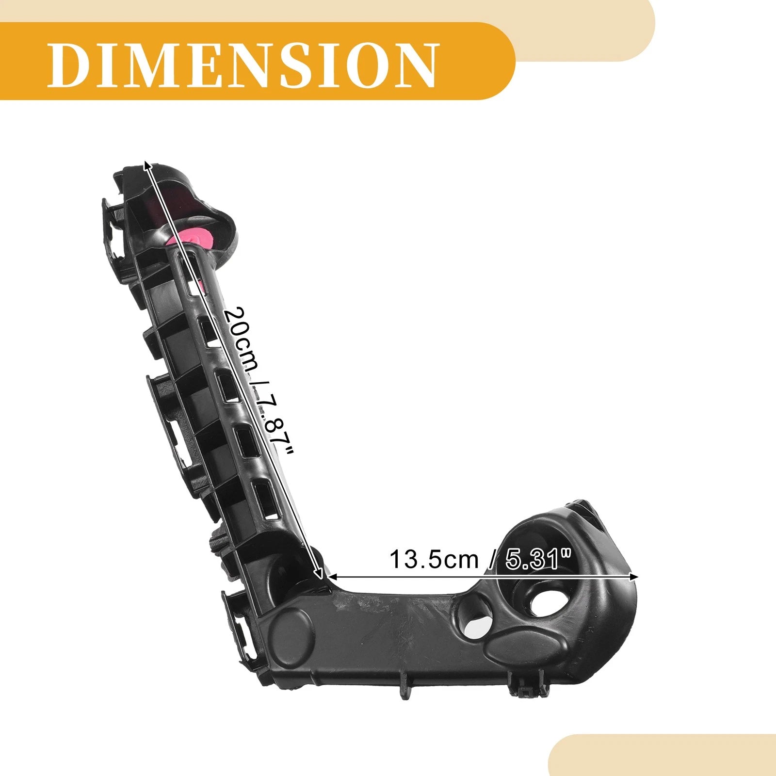 Set of 2 Front Bumper Support Brackets for Toyota Corolla (2019–2024)