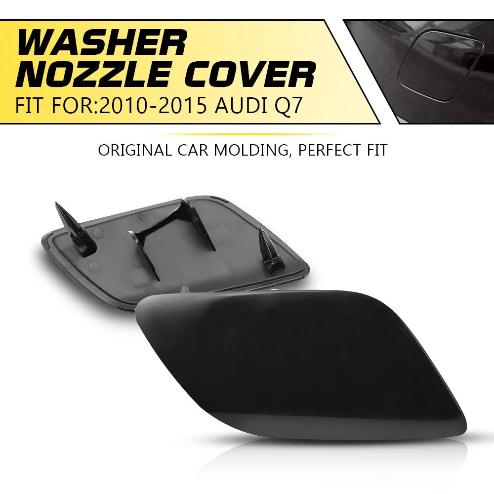Set of 2 Front Bumper Headlight Washer Nozzles for Audi Q7 (2010–2015)