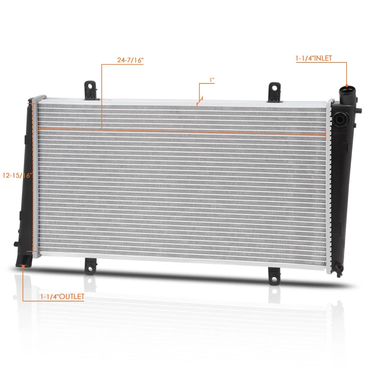OE Style Aluminum Cooling Radiator for Volvo V40/S40 (2000–2004) DPI-2400
