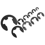 Set of 10 Black Carbon Steel Drill Bits (1.5-10mm)