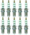 Set of 10 Spark Plugs for Audi A6 Quattro, VW Phaeton 4.2L (2005–2009) FGR7KQE0
