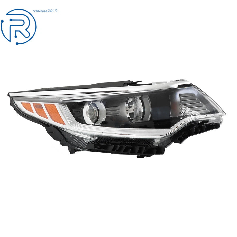 Halogen Headlight for Kia Optima (2016–2018) Right Side Assembly