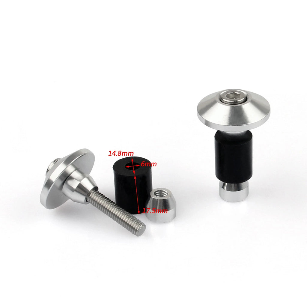 7/8" Handlebar Grips & Bar End Plugs for Universal Motorcycle