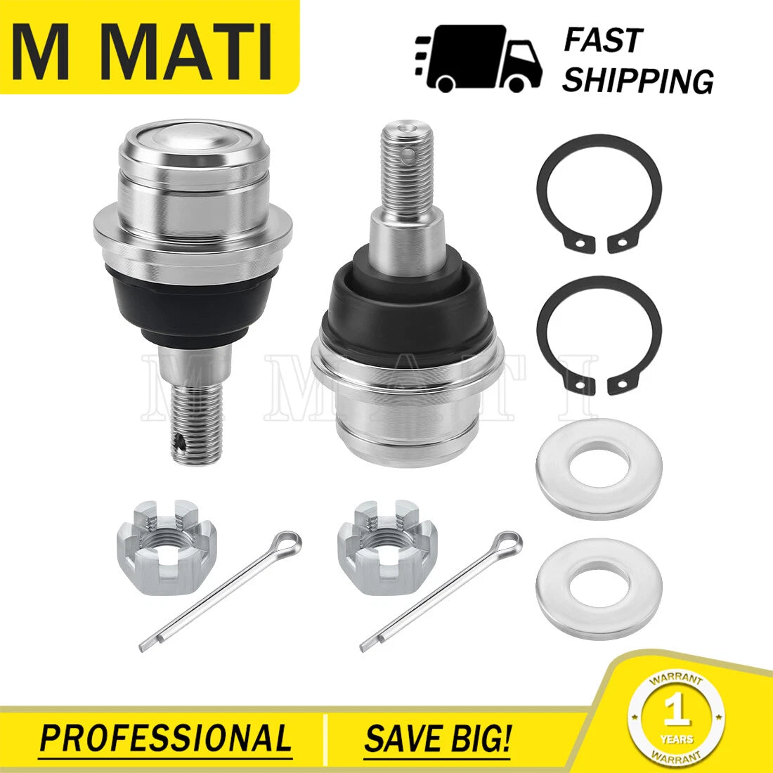 Heavy Duty Upper Ball Joint for Honda Pioneer 1000/1000-5/1000-6 (2022–2024)