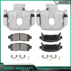 Rear Brake Calipers with Ceramic Pads for Buick Enclave, Chevy Traverse