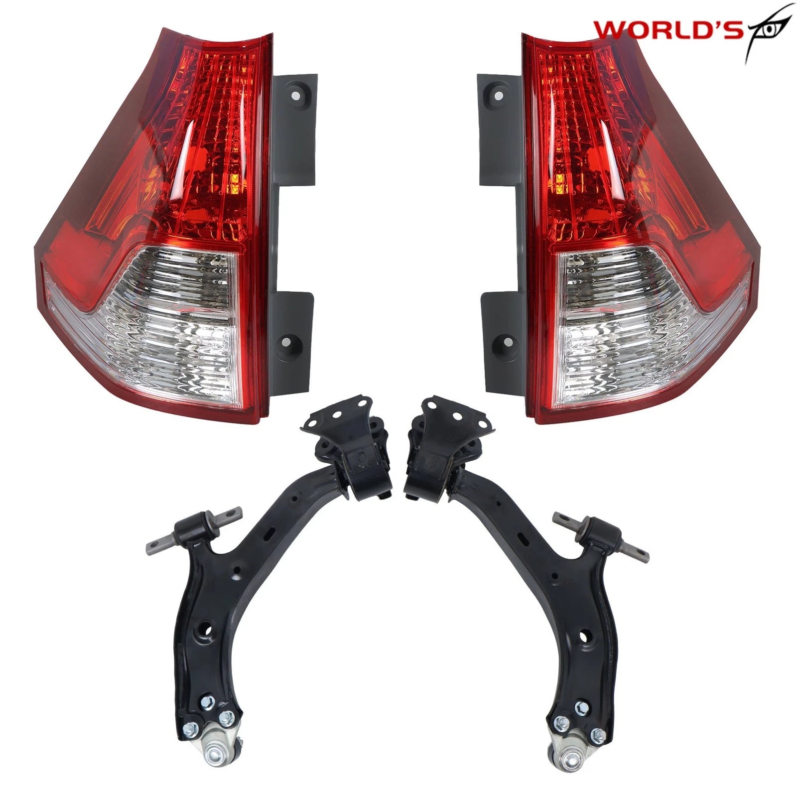Set of 4 Front Lower Control Arms & Tail Lights for Honda CR-V (2012–2014)