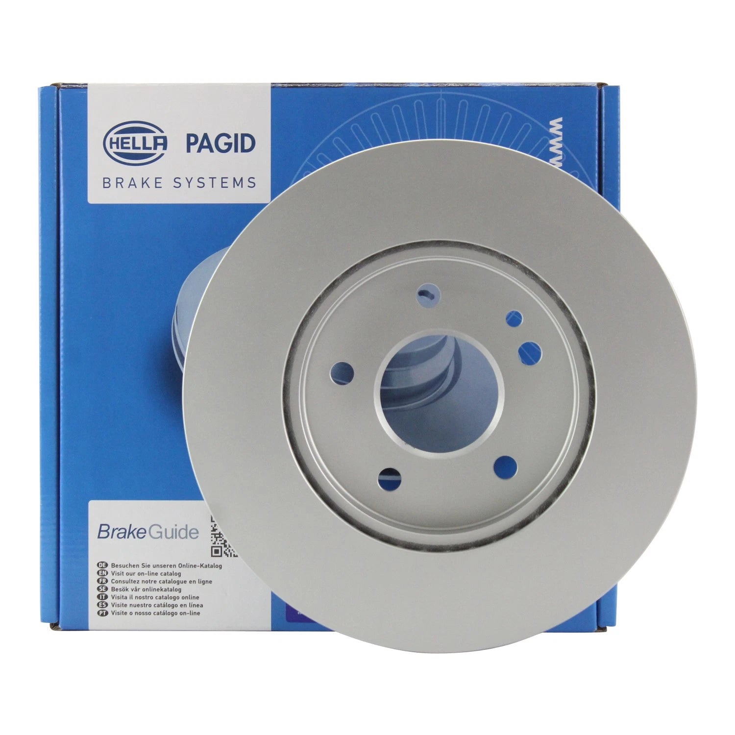 Hella Pagid Front Disc Brake Rotor for Mercedes C220 (1994–2000) 355102972