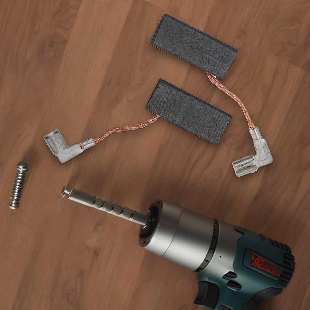 Set of 2 Carbon Brushes for Bosch 11255VSR Hammer Drill