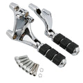 Chrome Passenger Footpeg Mount Bracket for Harley Sportster 883 1200 (2014–2022)