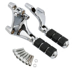 Chrome Passenger Footpeg Mount Bracket for Harley Sportster 883 1200 (2014–2022)