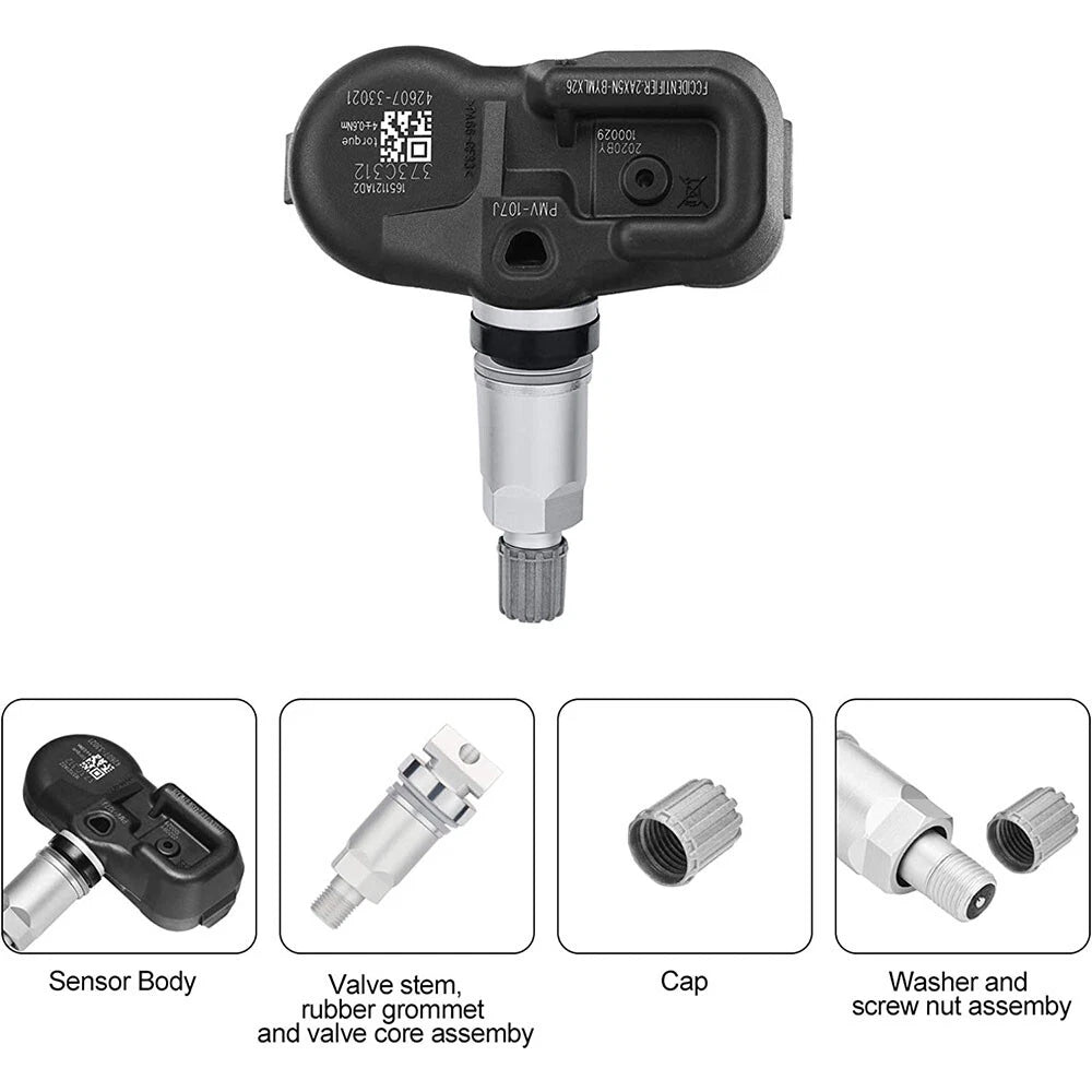 4PCS TPMS Tire Pressure Sensor for Toyota Matrix (2007-2013)