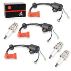3X Ignition Coil Spark Plug for Yamaha 9.9-250 HP