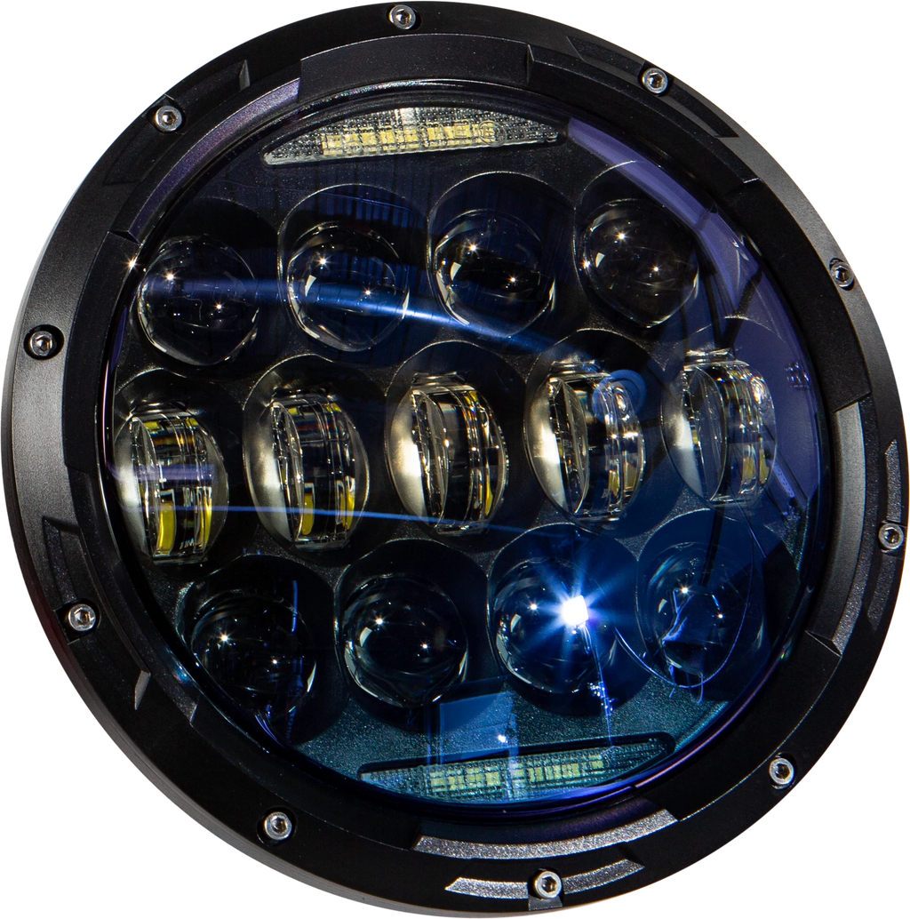 7-Inch LED Headlight 130W for V-Twin Motorcycles (2010–2023)