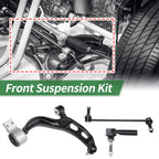 6pcs Front Suspension Kit Control Arm Tie Rod End Sway Bar Link for Ford Flex (2009–2019)