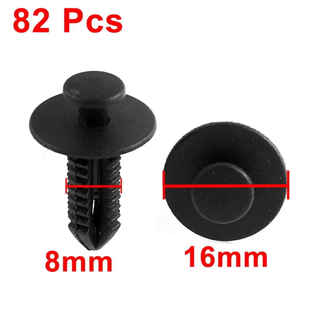 82 Pcs Plastic Rivet Fastener Clips for Mercedes Benz (Various Models)