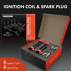 Set of 8 Ignition Coils & Iridium Spark Plugs for Nissan Armada (2005–2006)