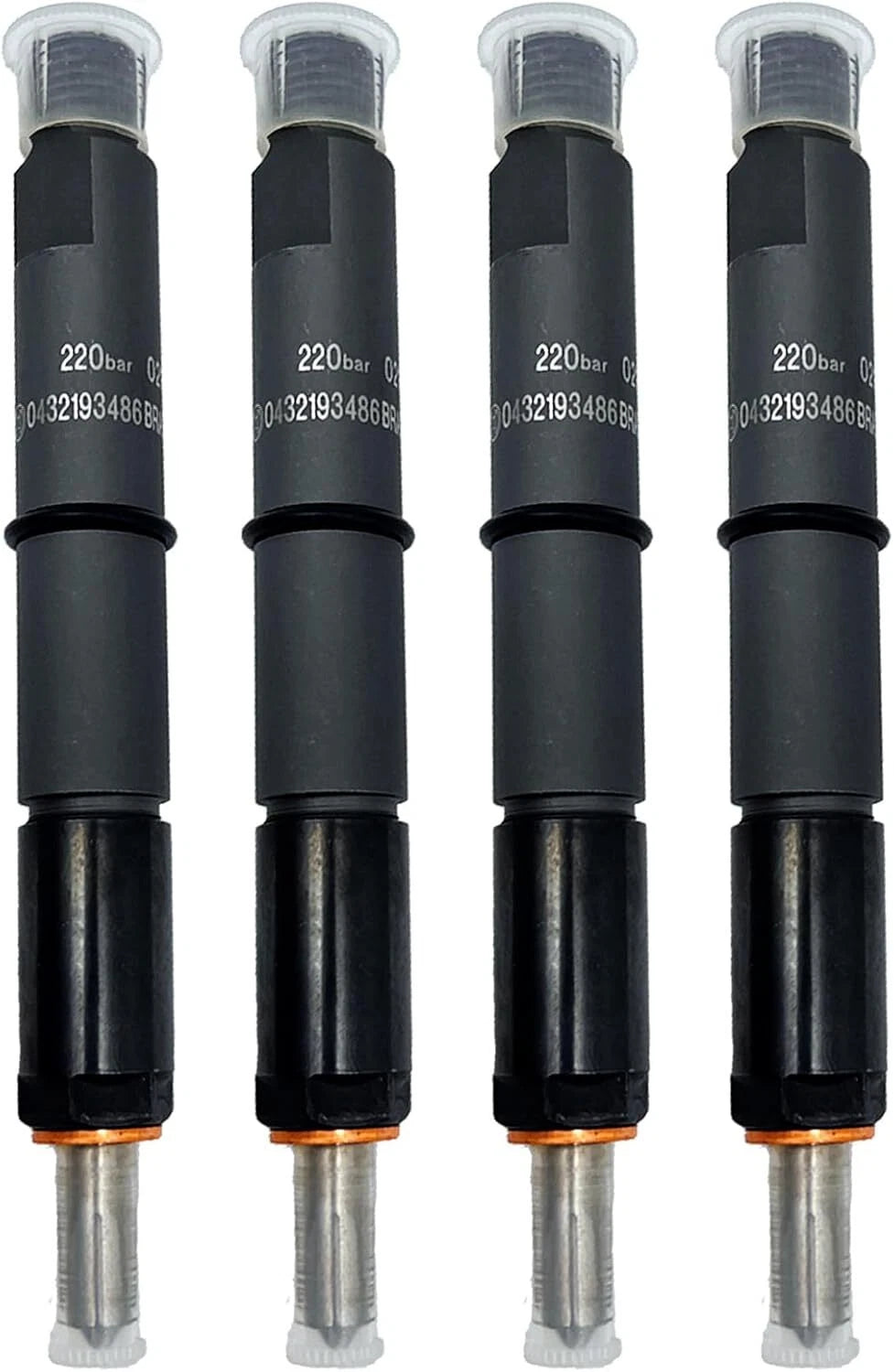 4X Fuel Injector 0432193486 02113133 for Deutz BF4M2012 Volvo EC140B (2000–2005)