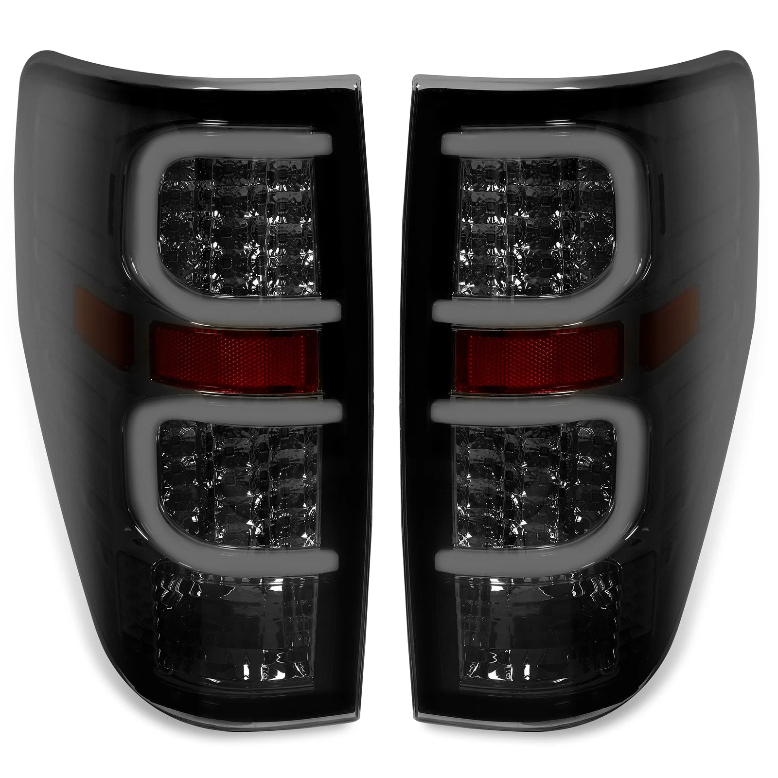 Smoke Black LED Tail Lights for Ford F150 (2009–2014)