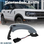 Front Right Exterior Door Handle for Audi Q7 (2007–2015) No. 4L0837205 Black Gray