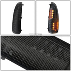Tow/Side Mirror LED Signal Light for Super Duty (2000–2007) - Smoked Lens Black Housing