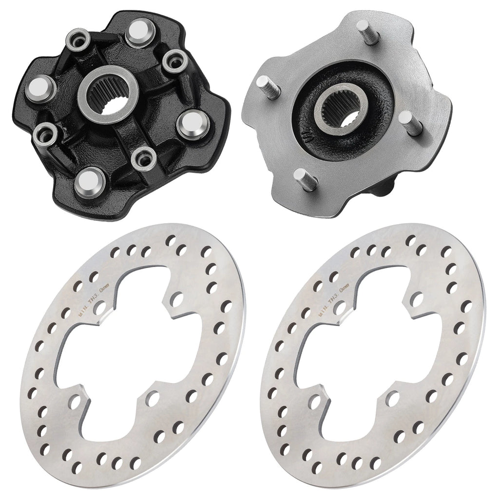 Front L+R Wheel Hub Brake Disc for Honda Foreman Rubicon 500 TRX520FA/FM (2020–2024)