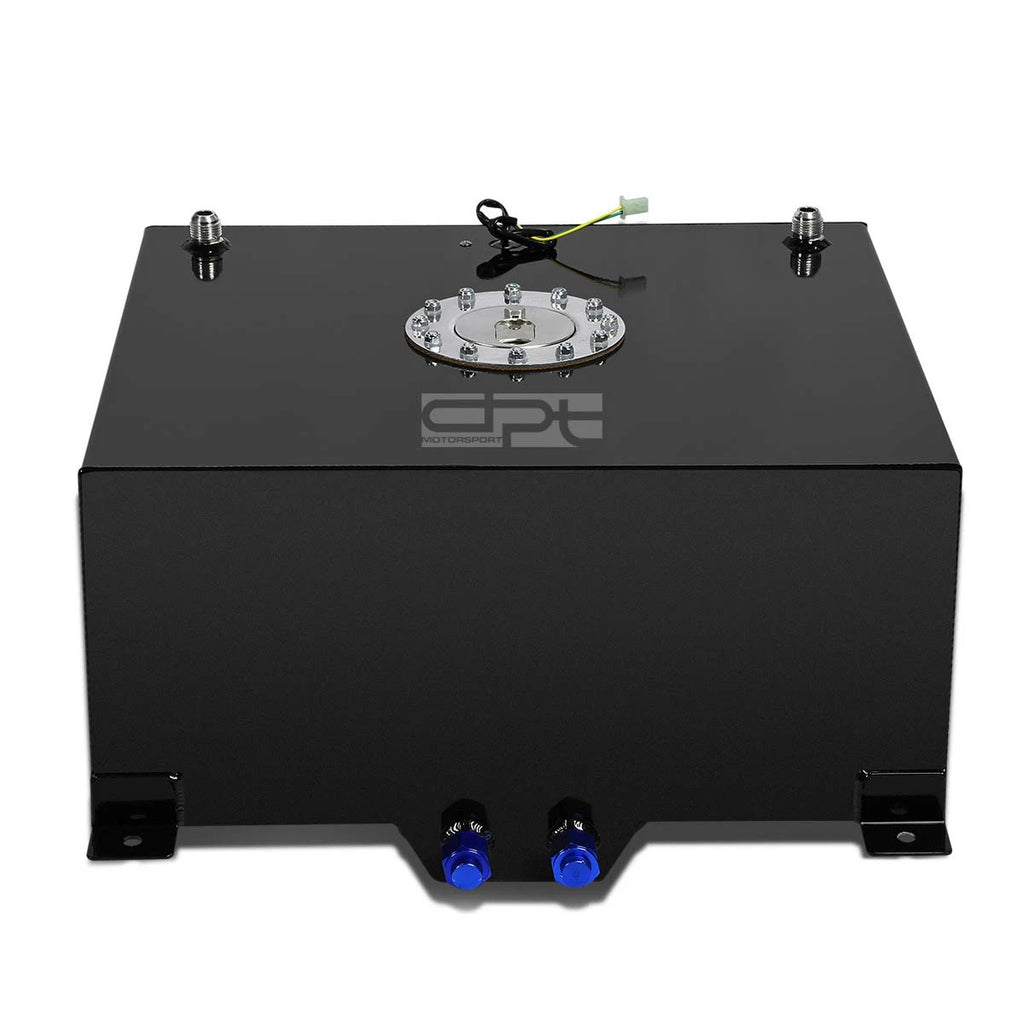 15.5 Gallon Lightweight Black Coat Aluminum Race Fuel Cell Tank for