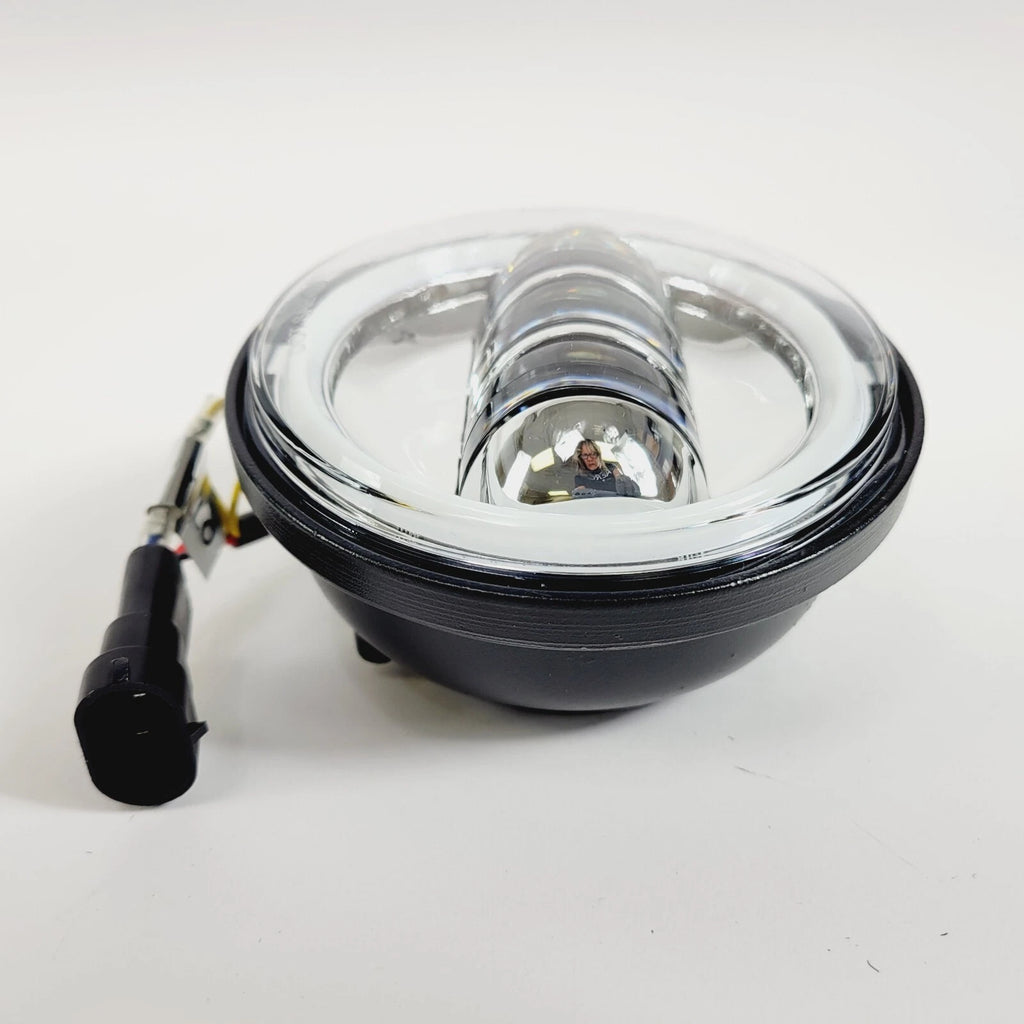 4.5" LED AUX Fog Lights with Halo DRL for Harley Davidson