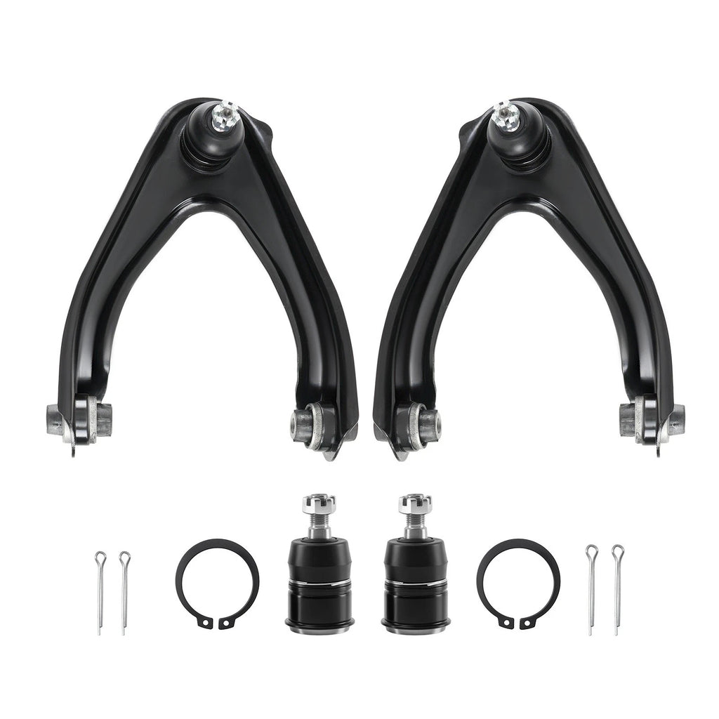 Set of 4 Front Upper Control Arms & Lower Ball Joints for Honda CR-V (1997–2001)