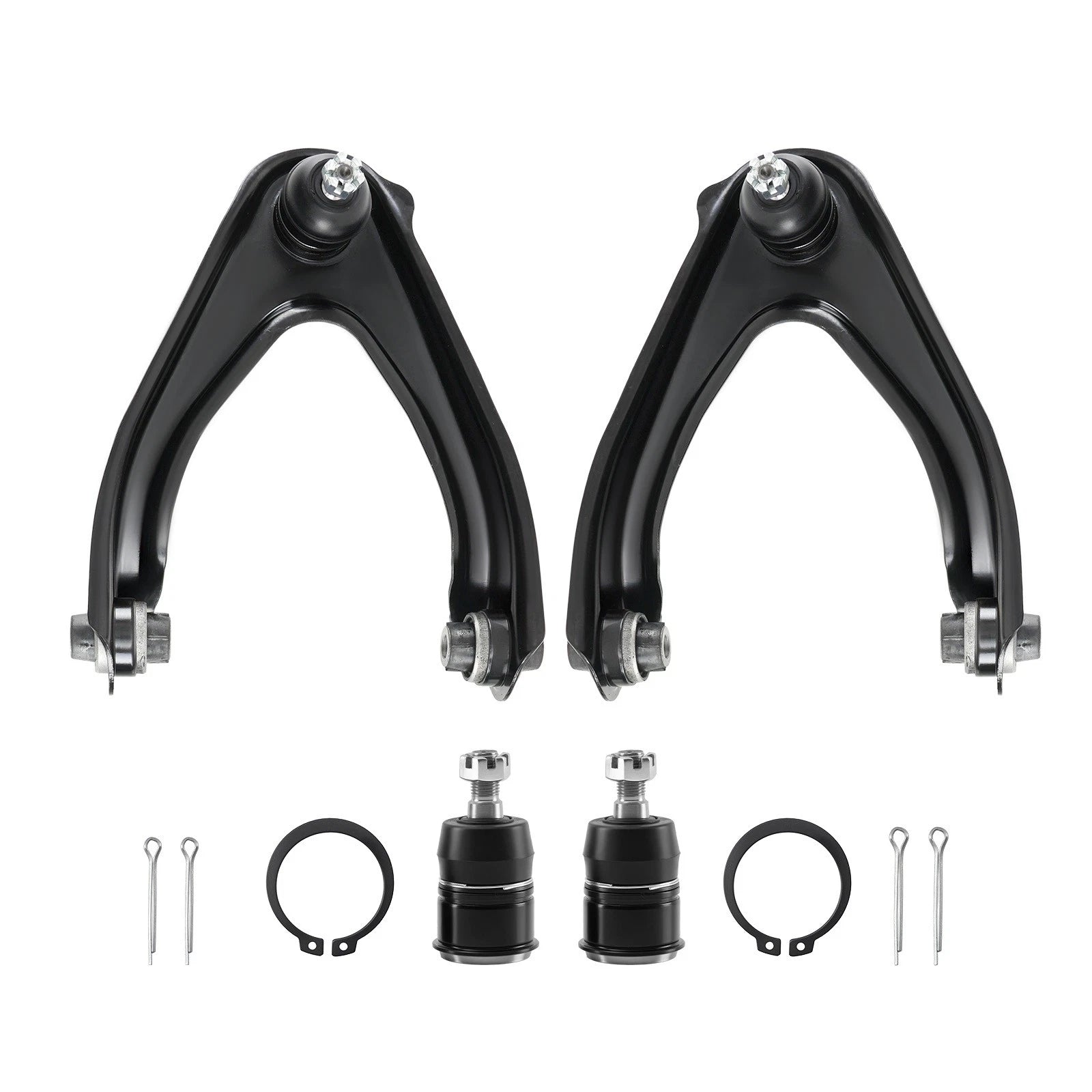 Set of 4 Front Upper Control Arms & Lower Ball Joints for Honda CR-V (1997–2001)
