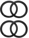 Set of 2 Speaker Spacer Rings for Custom Subwoofer Mounting (6.5")