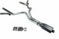 3" Dual Exhaust Kit for Dodge Ram 1500 (2019–2025) - 2 Chamber Muffler, Corner Exit
