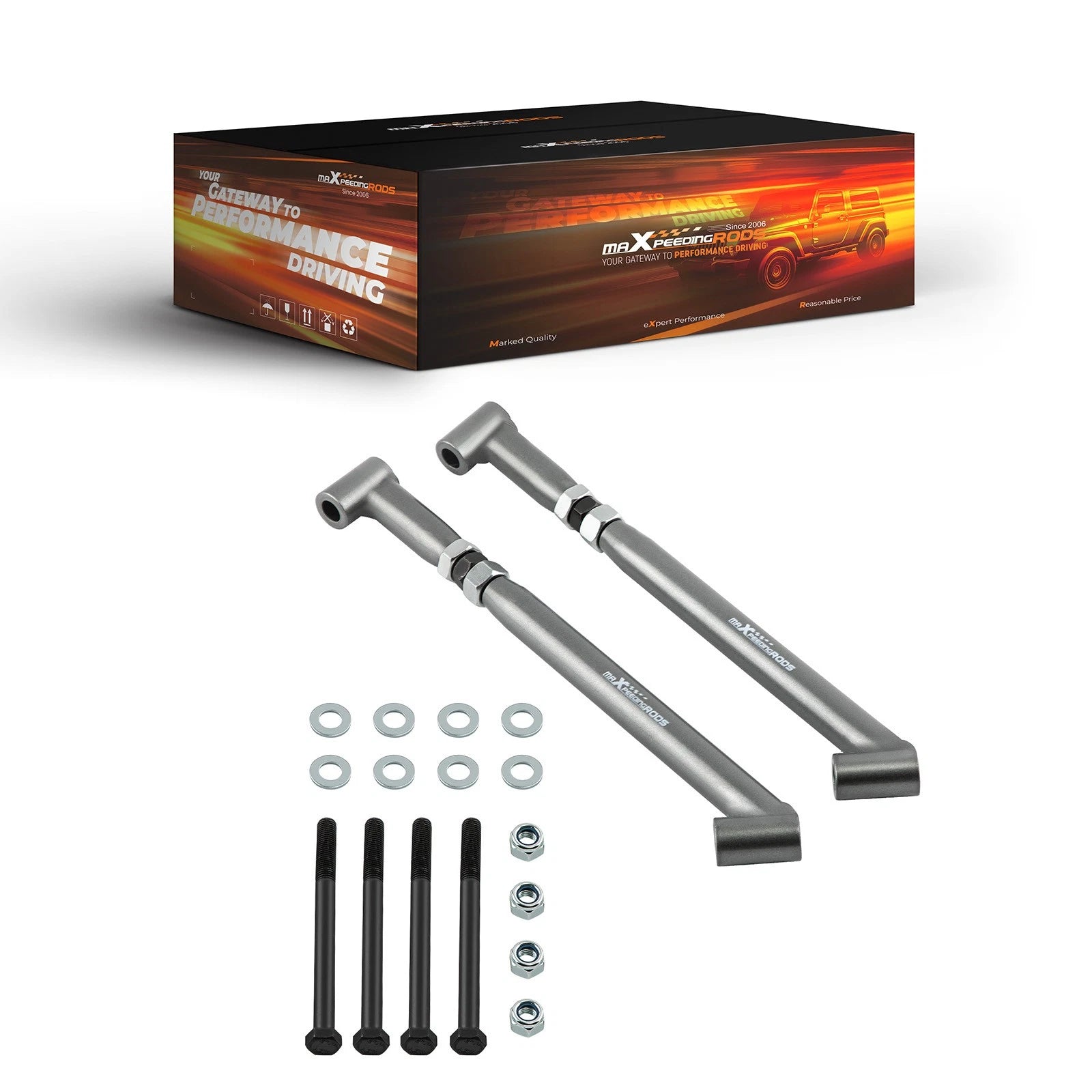 Rear Lower Trailing Control Arms Braces Kit for Chevrolet Chevelle (1968–1972)