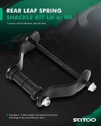 Rear Leaf Spring Shackle Kit for Chrysler Dodge (2001–2007) 722-080
