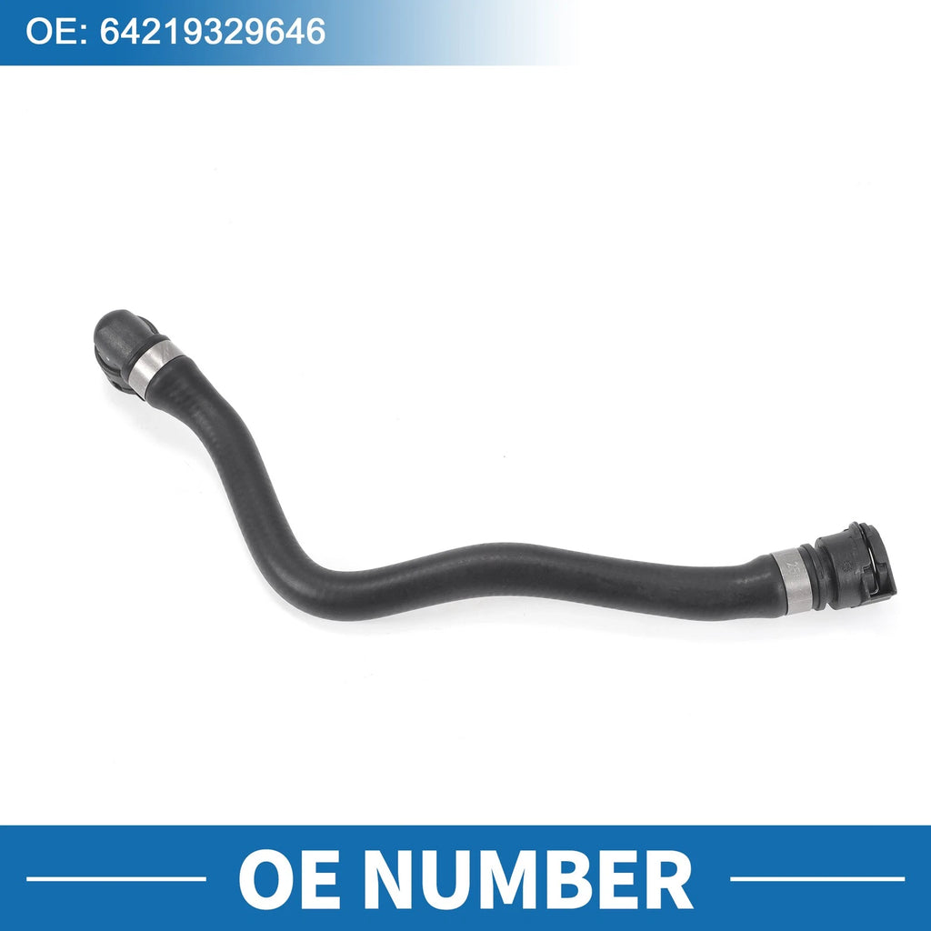HVAC Heater Hose No. 64219329646 for BMW 230i (2017–2020) Rubber Black