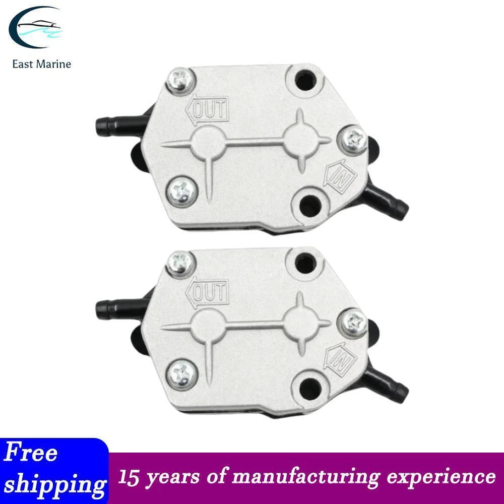 2X Fuel Pump for Yamaha Mariner Outboard Motor (6A0-24410-00) 2 Stroke