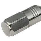 Set of 20 Closed End M12x1.25 50mm Tall Gun Metal Aluminum Lug Nuts + Adapter